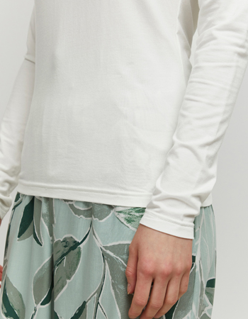 Longsleeve Bypamila Bio Off White