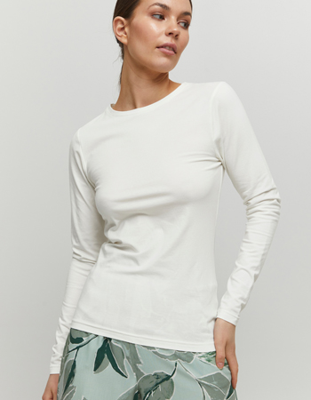 Longsleeve Bypamila Bio Off White
