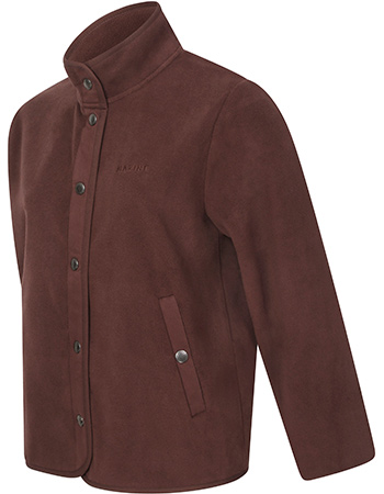 Jacket Fleece Deep Mahogany detail