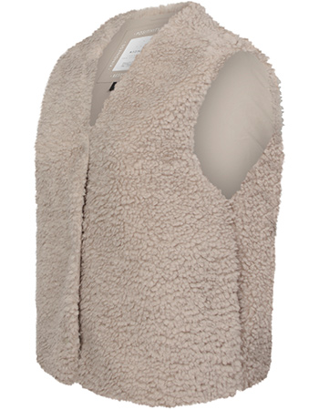 Bodywarmer Amy Faux Fur Naturel detail