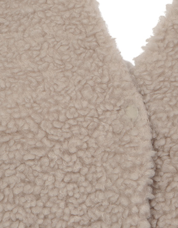 Bodywarmer Amy Faux Fur Naturel detail