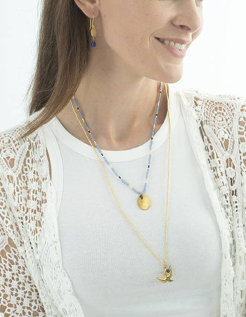 Ketting Prayer Labradorite Silver