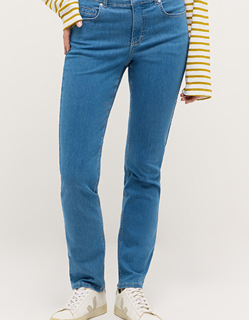 Duurzame basisjeans met moderne fit