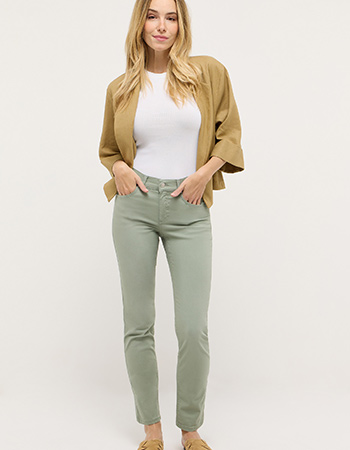 Duurzame jeans met wijde pijp