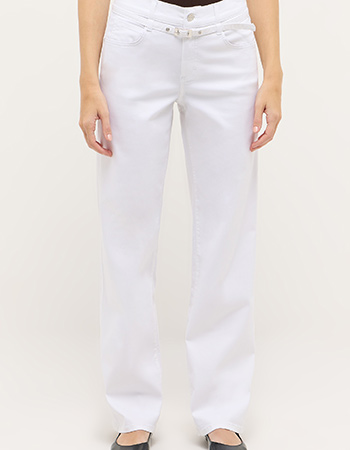 Angels Liz City Witte Jeans Met Riem