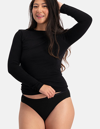 Zacht merinowol-bamboe shirt dat je warm houdt tijdens elke wandeling of fietsto