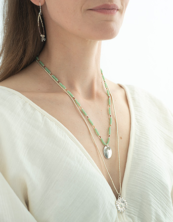 Ketting Paradise Labradorite Silver