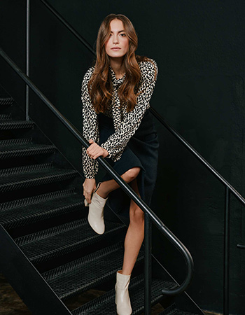 Jurk Kornelia Ebba White Smoke