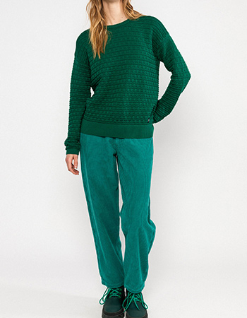 trui chic promenade groen van Blutsgeschwister