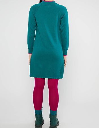 Jurk Deliciously Easy Nightlife Green