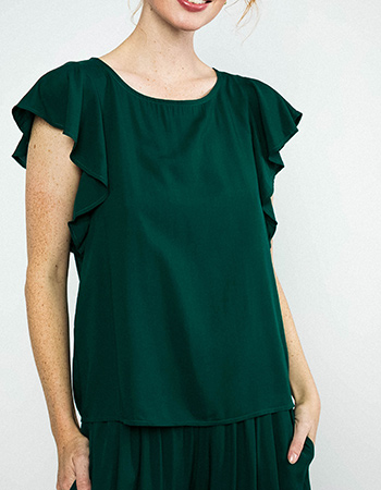 groen duurzaam shirt van Blutsgeschwister