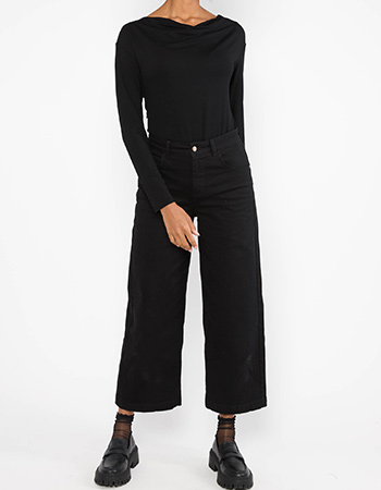 Longsleeve Wishful Waterfall Black