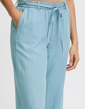 Pantalon Lana Wide Ligth Blue Denim