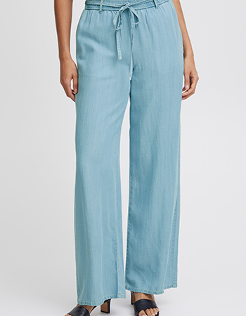 Pantalon Lana Wide Ligth Blue Denim
