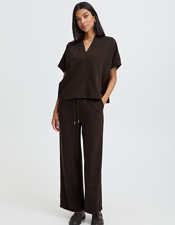bruine joggingbroek