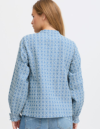 Blouse Pzfenya Medium Blue Denim