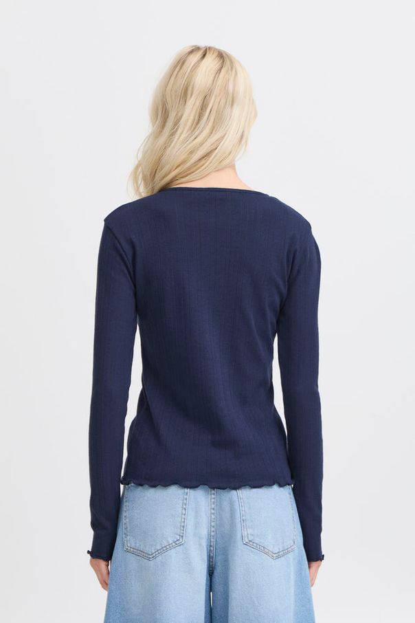 Luchtig, vrouwelijk en duurzaam. Deze rib-cardigan van B.Young is perfect voor e