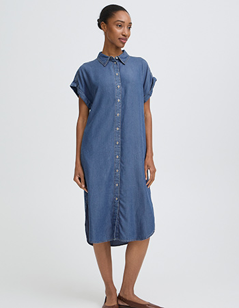 tijdloze denimjurk van B.young