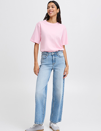 Jeans Bykyjla Mid Blue Denim