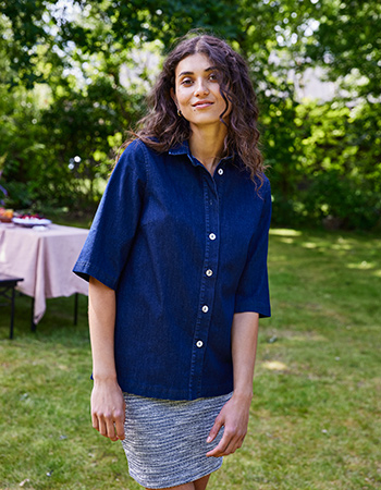 Blouse Short Chigago  Denim