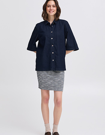 Blouse Short Chigago  Denim