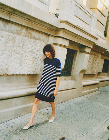 Jurk Bymmorla Medieval Blue Mix