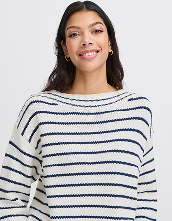 Trui Bynagla Striped Marshmallow Mix
