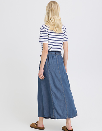 tijdloze denim rok 