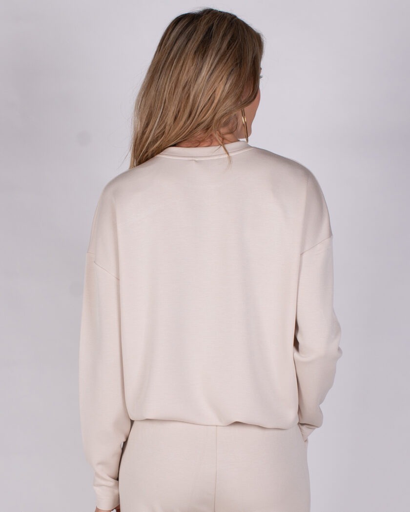 Sweater Manchester met Koord Perfectly Pale