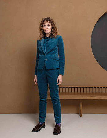 Pantalon Rib Nola Straight Leg Everglade