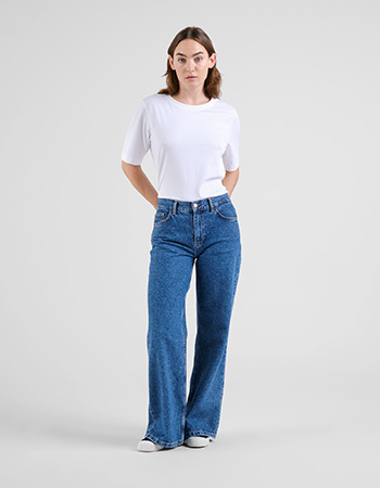 Jeans Berlin Flare Mid Blue
