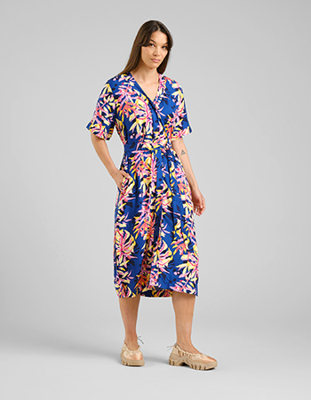 Jurk Kallvik Tropical Collage Multi Color