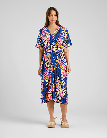 Jurk Kallvik Tropical Collage Multi Color