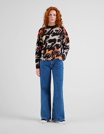 Unieke trui van Dedicated, ontworpen in samenwerking met Enik? Katalin Eged.