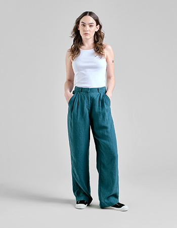 Luchtige broek van Dedicated met comfortabele pasvorm