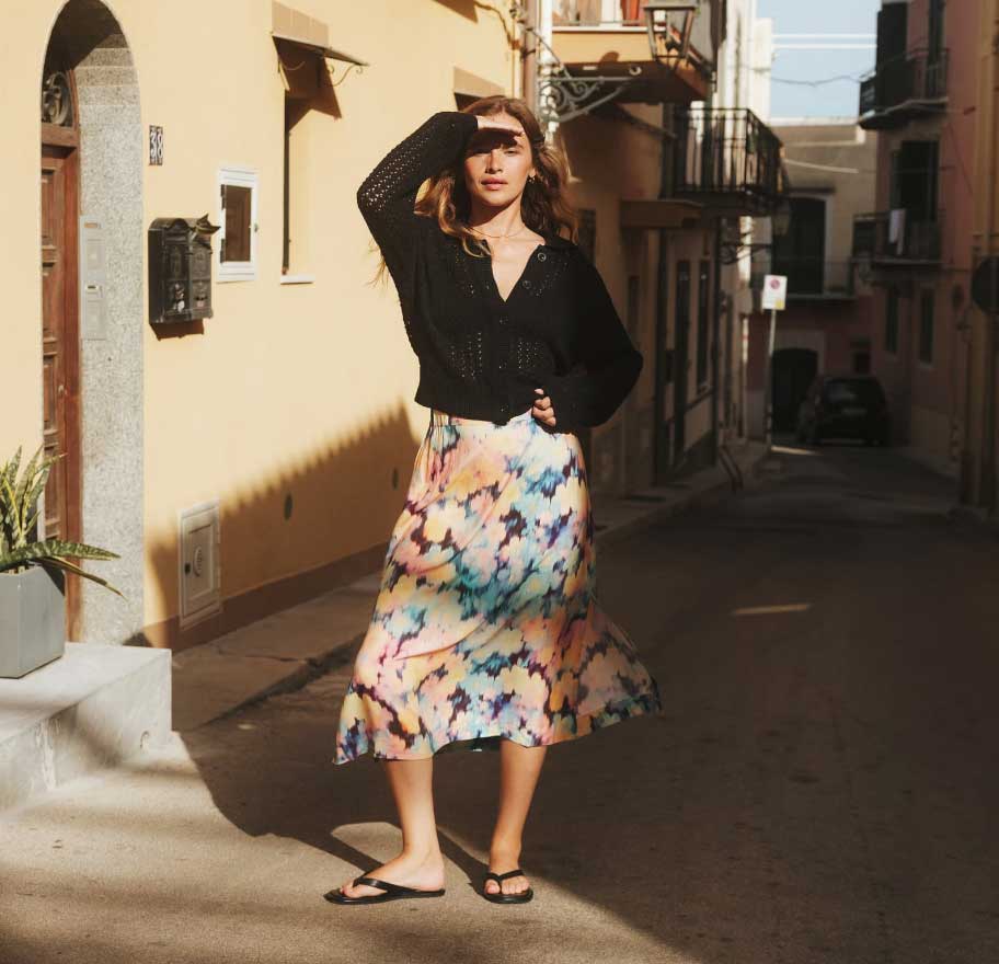 dedicated midi zomer rok