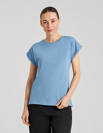 duurzaam t-shirt dedicated blauw