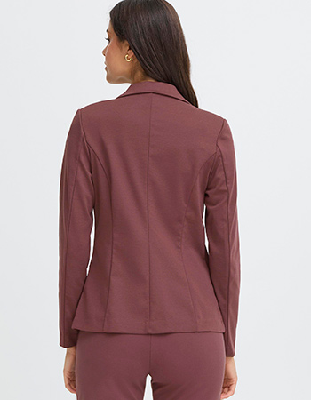 Fudge Fransa blazer voor dames, tijdloze blazer met nette snit en comfortabele p