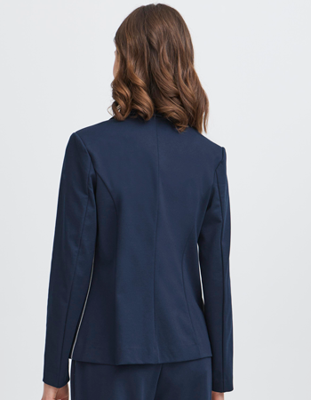 Blazer Nola Grey Sripe Dark Blue