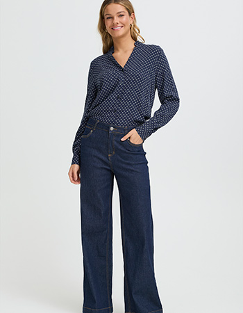 duurzame blouse met hartjes