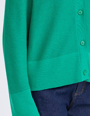 tijdloze duurzame cradigan met vrouwelijke look