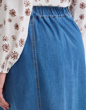 denim rok van BCI katoen