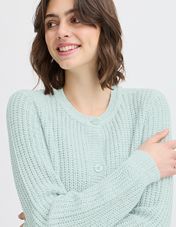 Cardigan Frerni Aquifer Melange