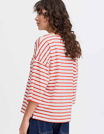 T-shirt Frsiva Poinsettia Stripe Mix