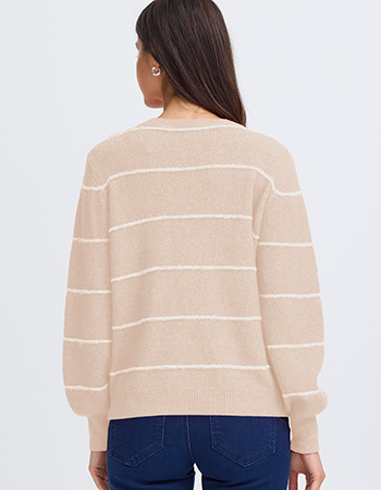 Trui Frkendra Feather Gray Beige Mix