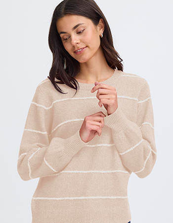 Trui Frkendra Feather Gray Beige Mix