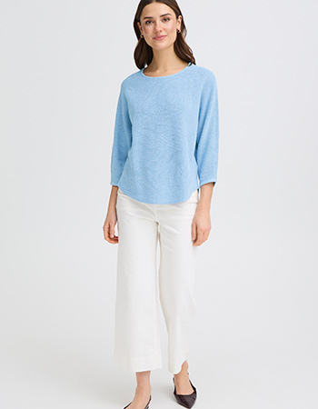 luchtige gebreide zomerse trui