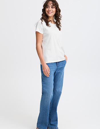 T-shirt Frtima Blanc De Blanc Mix