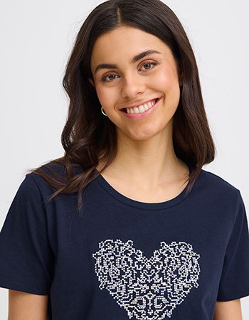 blauw shirt van Fransa