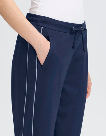 Pantalon Nola Grey Stripe Dark Blue